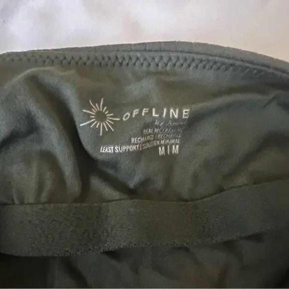 OFFLINE By Aerie Real Me Ribbed Longline Sports Bra - Picture 4 of 4
